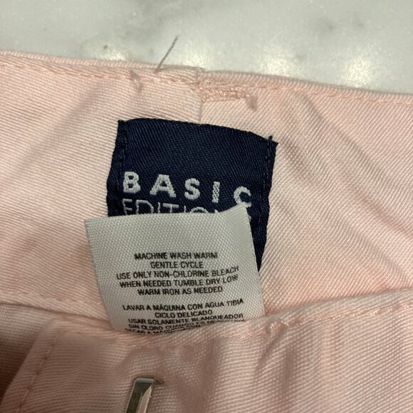 NWT Basic Editions Womens Light Pink Capris Size 12 - Picture 3 of 9